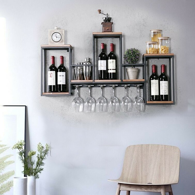 Wall mounted store storage rack